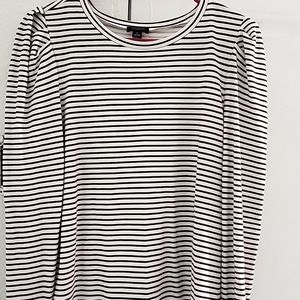 White and brown stripped